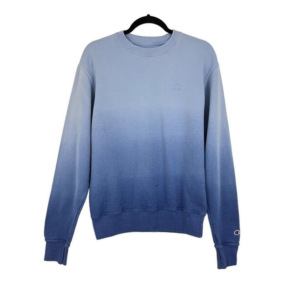 Champion Mens Size Small Blue Ombre Pullover Sweatshirt - Picture 1 of 4